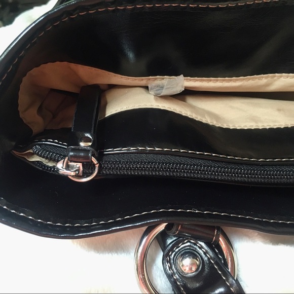 Signature logo shoulder satchel tote - Picture 7 of 8